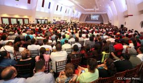 Comandante Daniel y Compañera Rosario encabezan Congreso Sandinista Nacional