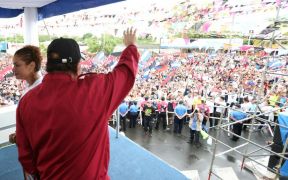Daniel y Rosario junto al pueblo celebran 38 años del Repliegue a Masaya