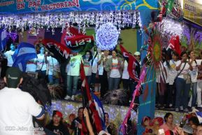 Daniel y Rosario junto al pueblo celebran 38 años del Repliegue a Masaya