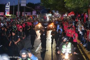 Daniel y Rosario junto al pueblo celebran 38 años del Repliegue a Masaya