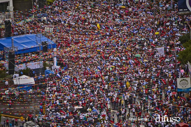 Imágenes aéreas del Repliegue a Masaya
