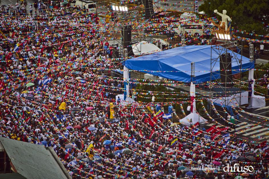 Imágenes aéreas del Repliegue a Masaya