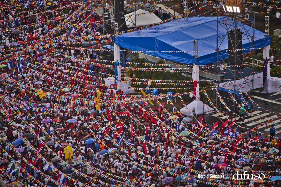 Imágenes aéreas del Repliegue a Masaya
