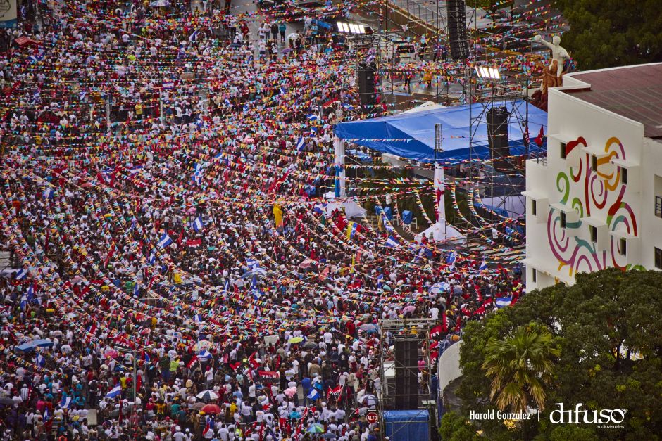 Imágenes aéreas del Repliegue a Masaya