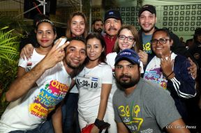 Daniel y Rosario junto al pueblo celebran 38 años del Repliegue a Masaya