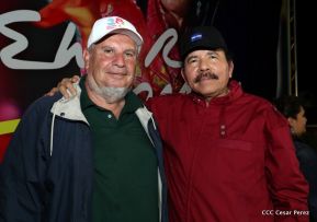 Daniel y Rosario junto al pueblo celebran 38 años del Repliegue a Masaya