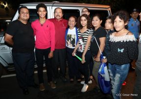 Daniel y Rosario junto al pueblo celebran 38 años del Repliegue a Masaya