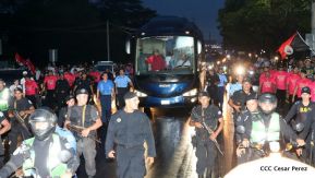 Daniel y Rosario junto al pueblo celebran 38 años del Repliegue a Masaya