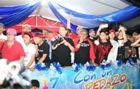 Daniel y Rosario junto al pueblo celebran 38 años del Repliegue a Masaya