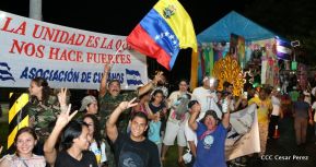 Daniel y Rosario junto al pueblo celebran 38 años del Repliegue a Masaya