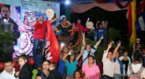 Daniel y Rosario junto al pueblo celebran 38 años del Repliegue a Masaya