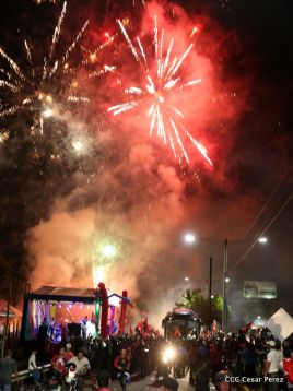Daniel y Rosario junto al pueblo celebran 38 años del Repliegue a Masaya