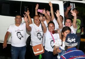 Daniel y Rosario junto al pueblo celebran 38 años del Repliegue a Masaya