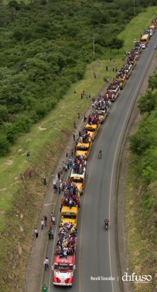 Caravanas de la Victoria llegan a Managua