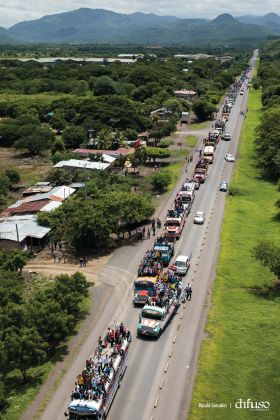 Caravanas de la Victoria llegan a Managua