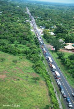 Caravanas de la Victoria llegan a Managua