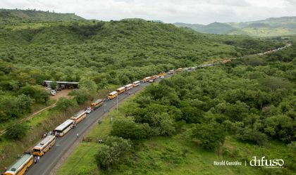 Caravanas de la Victoria llegan a Managua