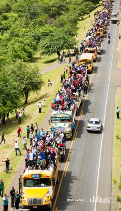 Caravanas de la Victoria llegan a Managua