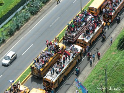 Caravanas de la Victoria llegan a Managua