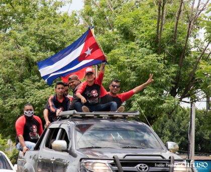 Caravanas de la Victoria llegan a Managua