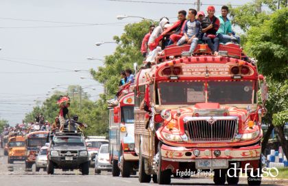 Caravanas de la Victoria llegan a Managua