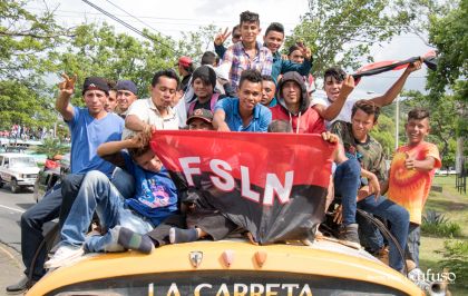 Caravanas de la Victoria llegan a Managua