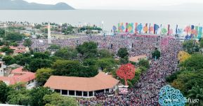 Rosario y Daniel celebran junto al pueblo 38 años de Revolución