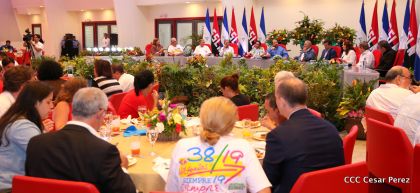 Daniel y Rosario en el XXIII encuentro del Foro de Sao Paulo