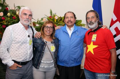 Daniel y Rosario en el XXIII encuentro del Foro de Sao Paulo
