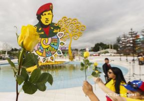Nicaragua rinde homenaje al Comandante Eterno Hugo Chávez en el 63 aniversario de su natalicio