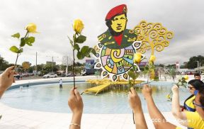 Nicaragua rinde homenaje al Comandante Eterno Hugo Chávez en el 63 aniversario de su natalicio