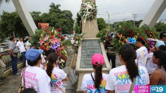 Juventud Sandinista rinde homenaje al mártir Rigoberto López Pérez