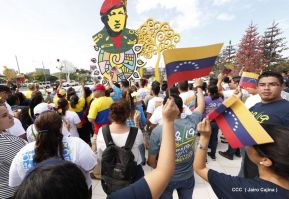 Nicaragua rinde homenaje al Comandante Eterno Hugo Chávez en el 63 aniversario de su natalicio