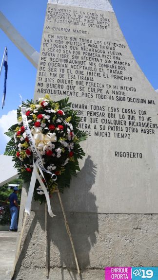 Juventud Sandinista rinde homenaje al mártir Rigoberto López Pérez