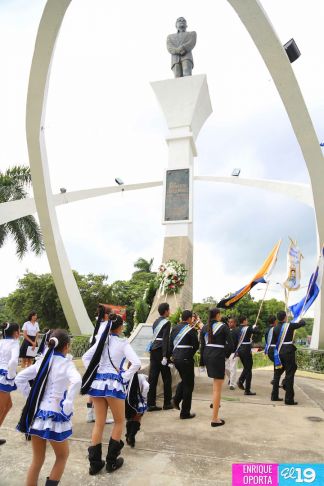 Juventud Sandinista rinde homenaje al mártir Rigoberto López Pérez