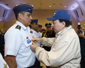 Acto del 38 aniversario de la Fuerza Aérea del Ejército de Nicaragua
