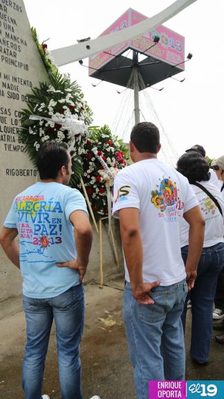 Juventud Sandinista rinde homenaje al mártir Rigoberto López Pérez