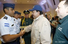Acto del 38 aniversario de la Fuerza Aérea del Ejército de Nicaragua