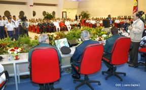 Acto del 38 aniversario de la Fuerza Aérea del Ejército de Nicaragua