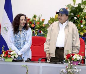 Acto del 38 aniversario de la Fuerza Aérea del Ejército de Nicaragua