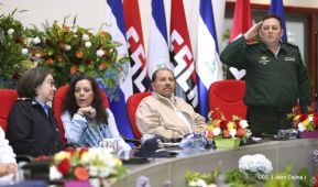 Acto del 38 aniversario de la Fuerza Aérea del Ejército de Nicaragua