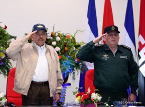 Acto del 38 aniversario de la Fuerza Aérea del Ejército de Nicaragua