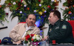 Acto del 38 aniversario de la Fuerza Aérea del Ejército de Nicaragua