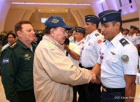 Acto del 38 aniversario de la Fuerza Aérea del Ejército de Nicaragua
