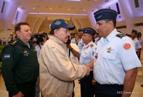 Acto del 38 aniversario de la Fuerza Aérea del Ejército de Nicaragua