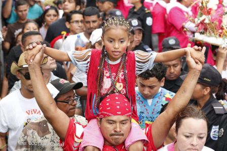 Santo Domingo de Guzmán peregrina a Managua