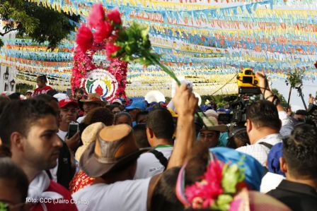 Santo Domingo de Guzmán peregrina a Managua