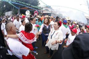 Santo Domingo de Guzmán peregrina a Managua