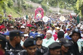 Santo Domingo de Guzmán peregrina a Managua