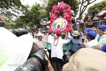Santo Domingo de Guzmán peregrina a Managua
